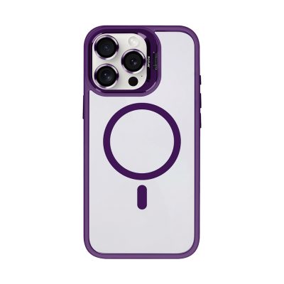 Rixus Classic 03 Case With MagSafe For iPhone 14 Pro Max Deep Purple