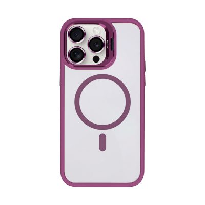 Rixus Classic 03 Case With MagSafe For iPhone 14 Pro Dark Pink