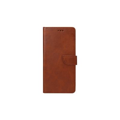Rixus Bookcase For iPhone 14 Pro Brown