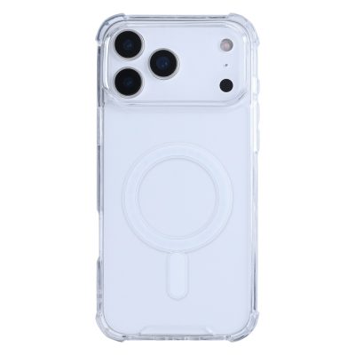 Rixus Anti-Burst Case With MagSafe For iPhone 17 Pro Transparent