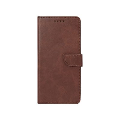 Rixus Bookcase For iPhone 16 Pro Brown