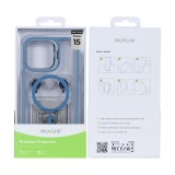 Rixus Classic 03 Case With MagSafe For iPhone 15 Light Blue - Image 5