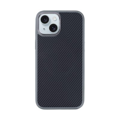 Rixus Mag Carbon With MagSafe For iPhone 14 Titanium Grey