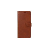 Rixus Bookcase For iPhone 15 Brown