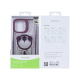 Rixus Classic 03 Case With MagSafe For iPhone 14 Pro Max Dark Pink - Image 2