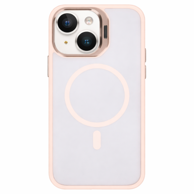 Rixus Classic 03 Case With MagSafe For iPhone 14 Light Pink