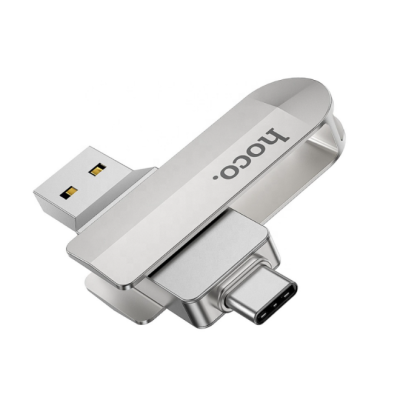 Hoco UD10 2-in-1 USB 3.0 and TYPE-C High Speed Flashdrive - 128 GB