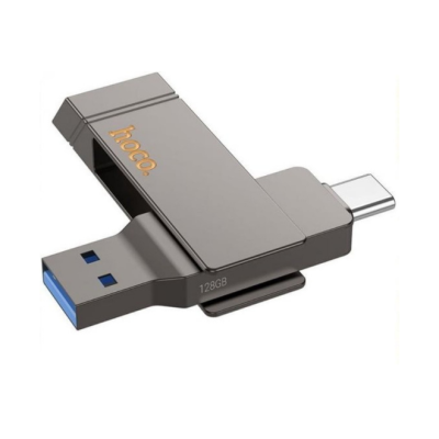 Hoco UD15 2-in-1 USB 3.0 and TYPE-C High Speed Flashdrive - 64 GB