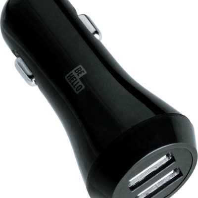 Be Hello - Dual USB Car Charger 3.4Amp Zwart