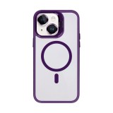 Rixus Classic 03 Case With MagSafe For iPhone 15 Deep Purple