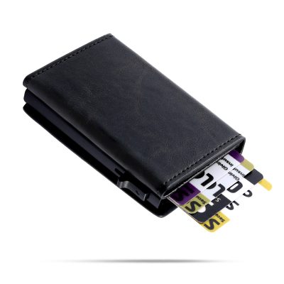 CM Luxe RFID Pop Up Mini Wallet Case - Zwart