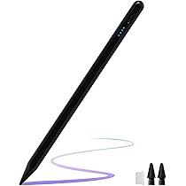 Stylus Pencil Compatible With iPads and Tablets - Zwart