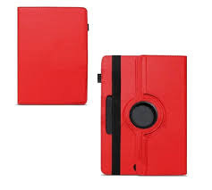 Luxe Universeel 6 - 7 Inch Draaibaar E-reader Case - Rood