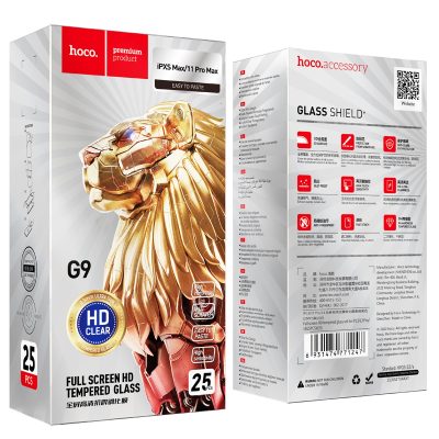 Hoco Full Premium Tempered Glass (Pack 25 Pcs) - iPhone 16