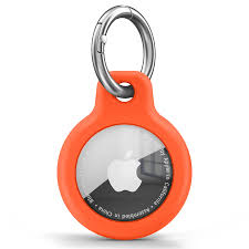 Apple Airtag Keychain Holder Case - Orange