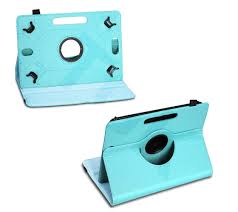 Luxe Universeel 6 - 7 Inch Draaibaar E-reader Case - Licht Blauw