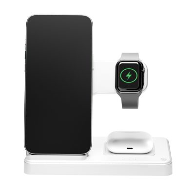 3 in 1 Wireless Charging Station For iPhone/iWatch/Airpods - Wit