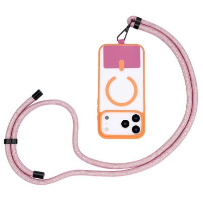 CaseMania 10mm Fancy Glitter Universal Koord - Rosegoud