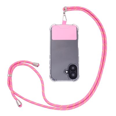 CM Zilver Metal Duet Universal Koord - Roze-Oranje