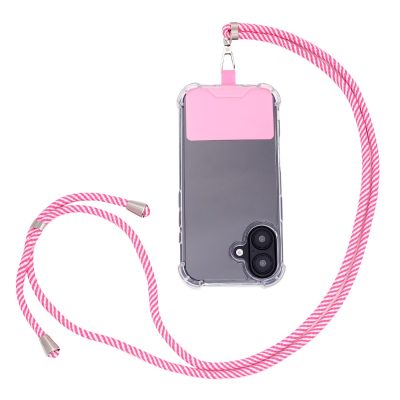 CM Zilver Metal Duet Universal Koord - Roze-Wit