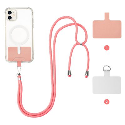 CM Zilver Metal Universal Koord - Neon Roze