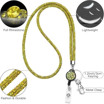 Multiuse Sparkling Diamond Lanyard - Goud