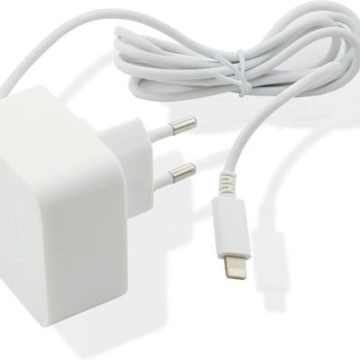 Muvit Thuislader Apple Lightning Connector - Wit - 1 Amp - 1.2m