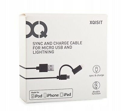 Xqisit Sync and charge micro and lightning