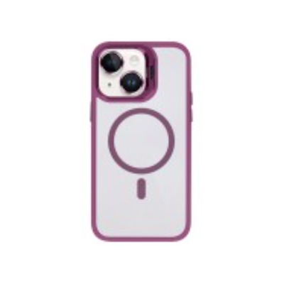 Rixus Classic 03 Case With MagSafe For iPhone 15 Dark Pink