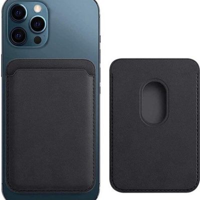 Magnetic Wallet Card Holder Designed for MagSafe - Zwart