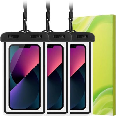 Universal Waterproof Phone Pouch - Tot 7 inch - Zwart